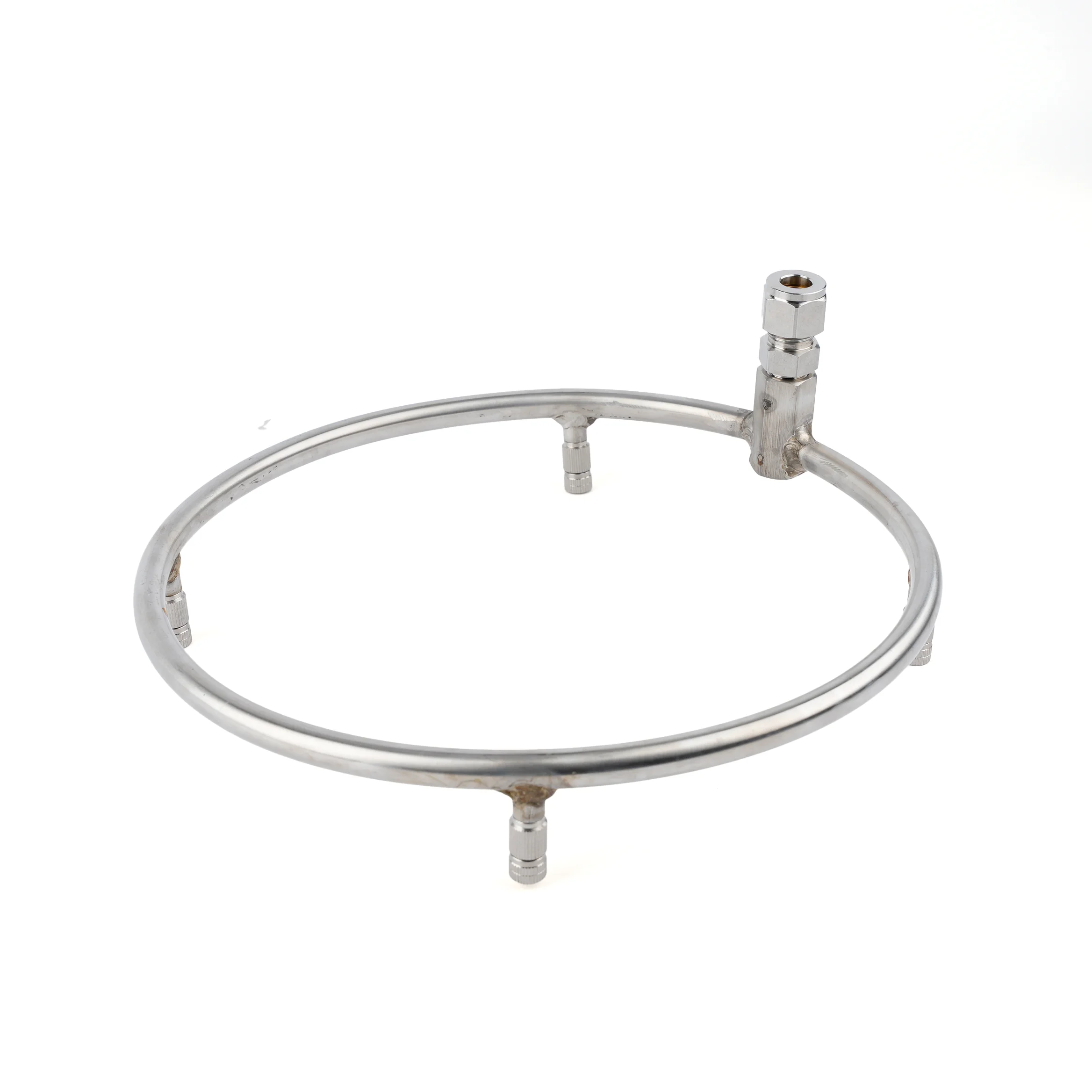 Premium Stainless Steel Atomizing Ring Nozzle, High Pressure Fan Type, Fits 3/16