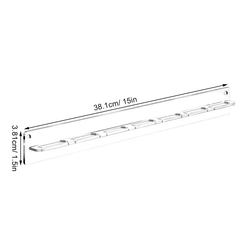 Modern 7 Holes Eyewear Display Rack Transparent Acrylic Sunglasses Display Hanger Wall Mounted Glasses Storage Rack Home