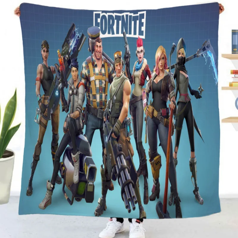 

Fortnite Printed Blanket Picnic Blankets Warm Blanket Soft and Design Comfortable Blanket Home Travel Birthday Gift