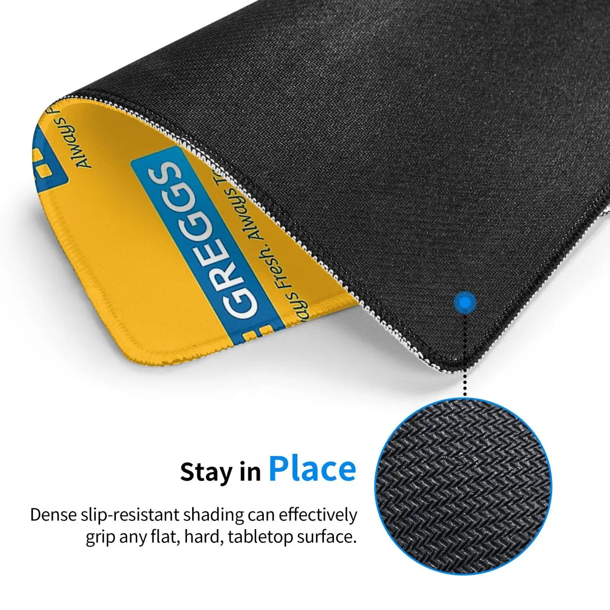 Greggs Resto And Bakery Mouse Pad Computer Keyboard Mouse Mat Gaming Laptop Desk Mat Office Table Mats