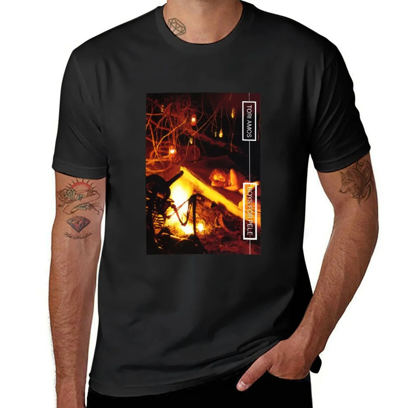 Tori Amos Boys For Pele Promo Alt Cover Album Art Fireside T-Shirt summer top cute tops T-shirts for men cotton