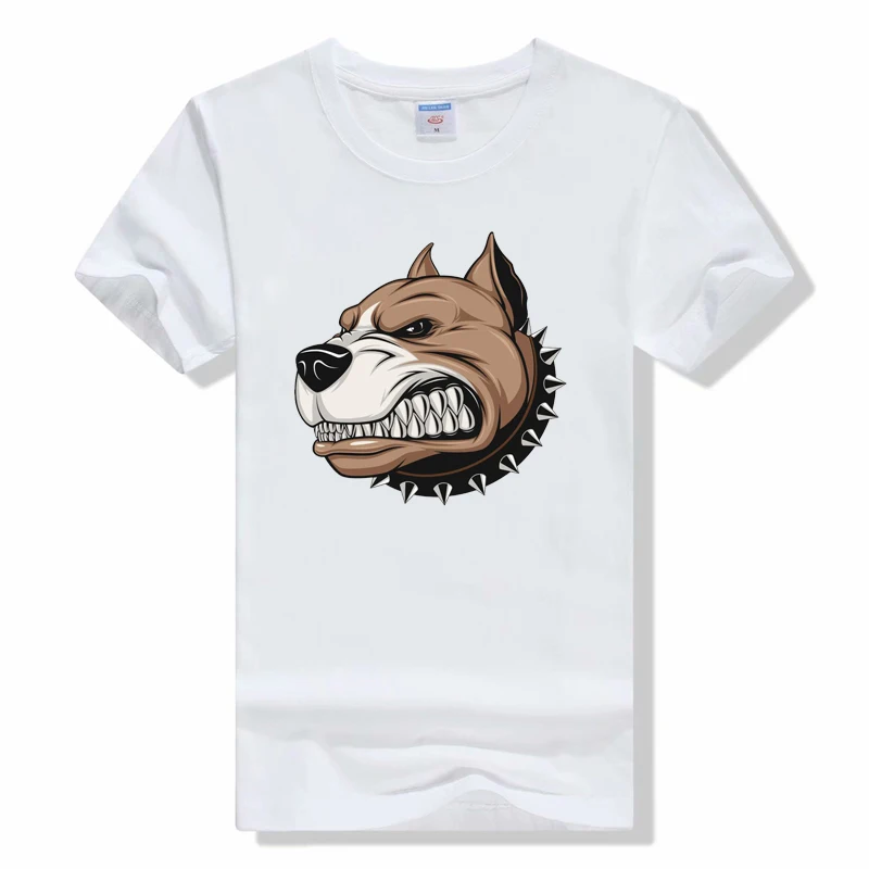 Cruel and Ferocious Dog T Shirt Funny Print tee Summer Fashion Harajuku Short sleeved t Shirt casual Round Neck top tee