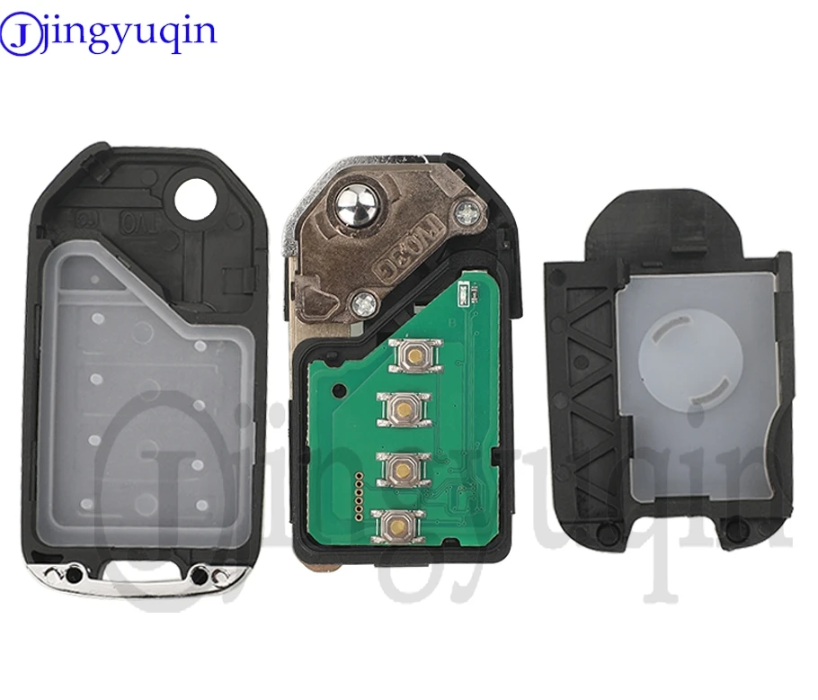 jingyuqin A/G System 433Mhz ID47 Chip Remote Car Key  Fob For Honda GREIZ Civic City XRV Vezel Full 3/4 Buttons With Blade