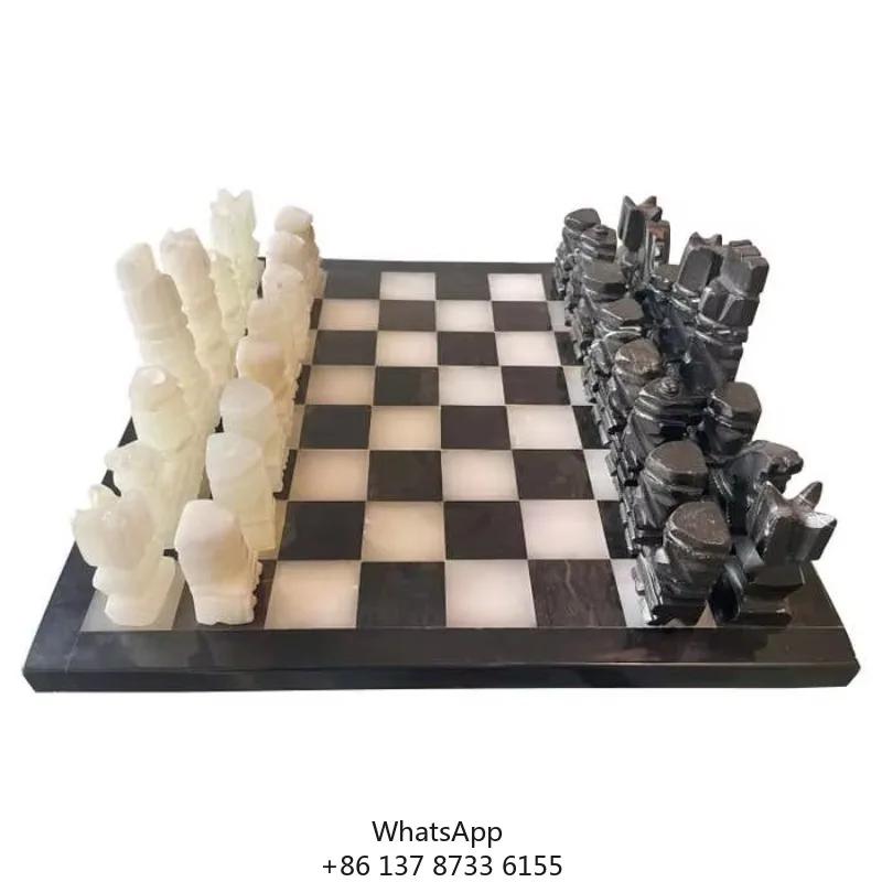 

Marble Chess Board Marble Tournament Chess Backgammon Sets For Adults Marble Chess Set