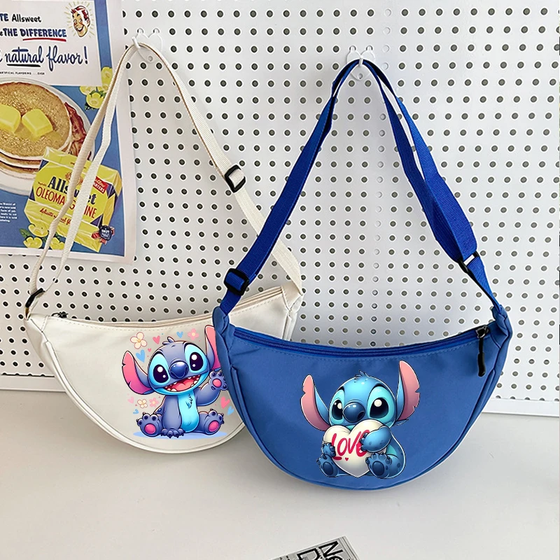 Lilo & Stitch Women Handbag Cartoon Tote Bag Girl\'s Bags Y2k Messenger Bag Makeup Bags Student Storage Bag for Women Girl Gift