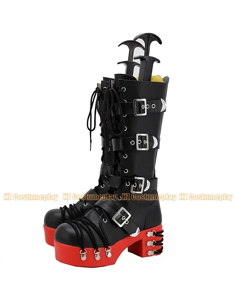 Marie Rose Games Personalizza Cosplay Scarpe con tacco alto Stivali