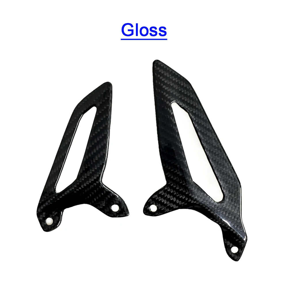 For Ducati Panigale V2/899/959/1199/1299 2014-2025 100% Carbon Fiber Motorcycle Accessories Heel Plates Guards Footrests