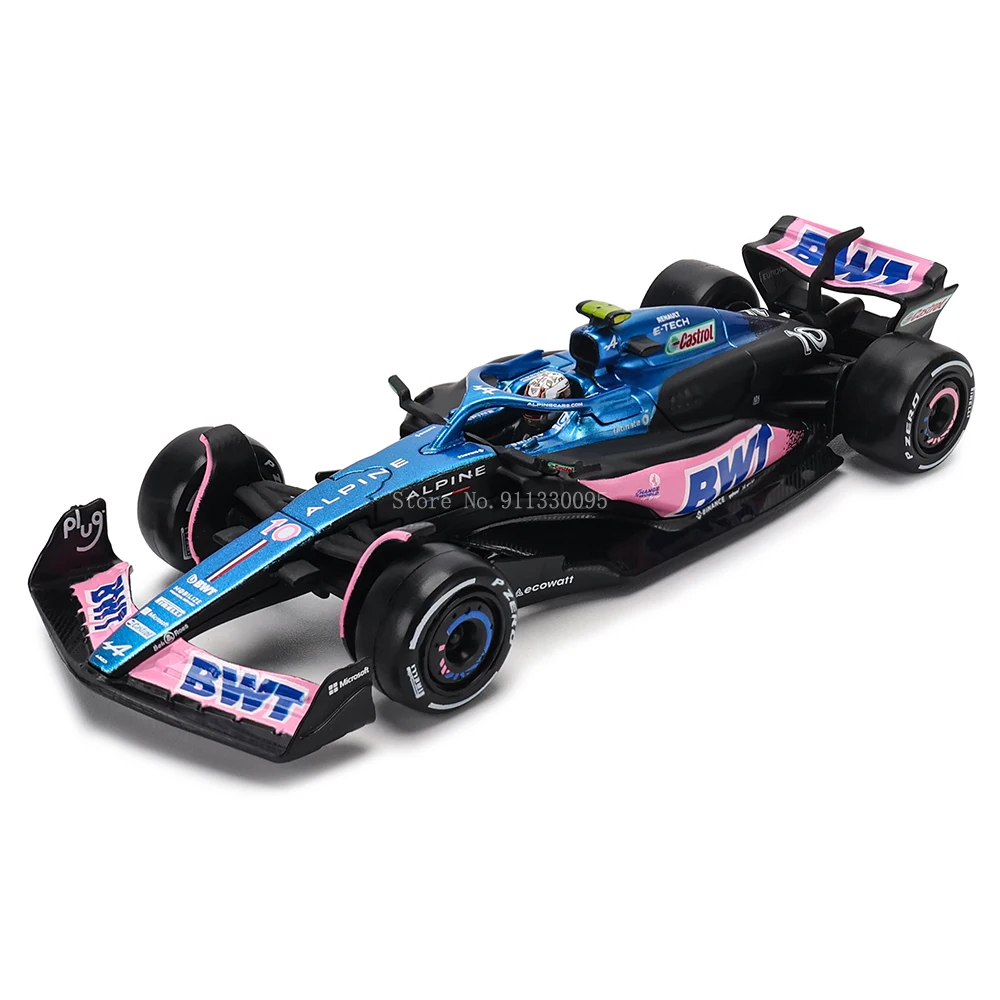 Bburago 1:43 F1 2023 10# Pierre Gasly Alpine F1 Team A523 #31 Esteban Ocon Alloy Car Die Cast Car Model Competition vehicles