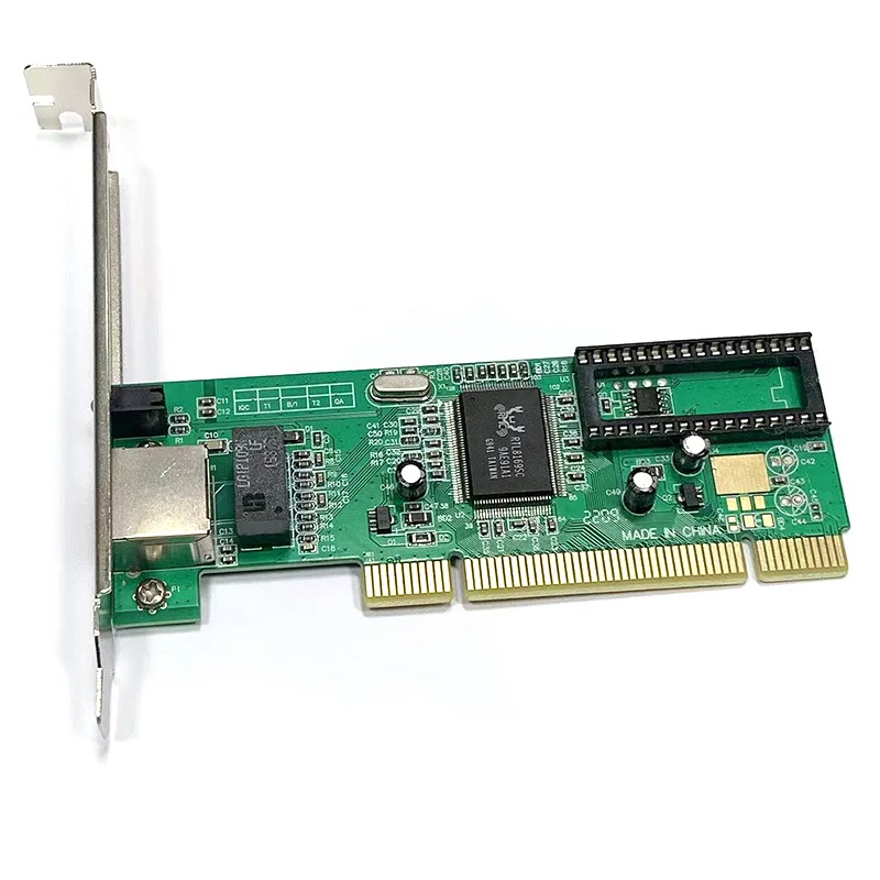 PCI Single RJ45 10/100/1000Mbps Gigabit Ethernet Network Card Realtek RTL8169SC Chipset