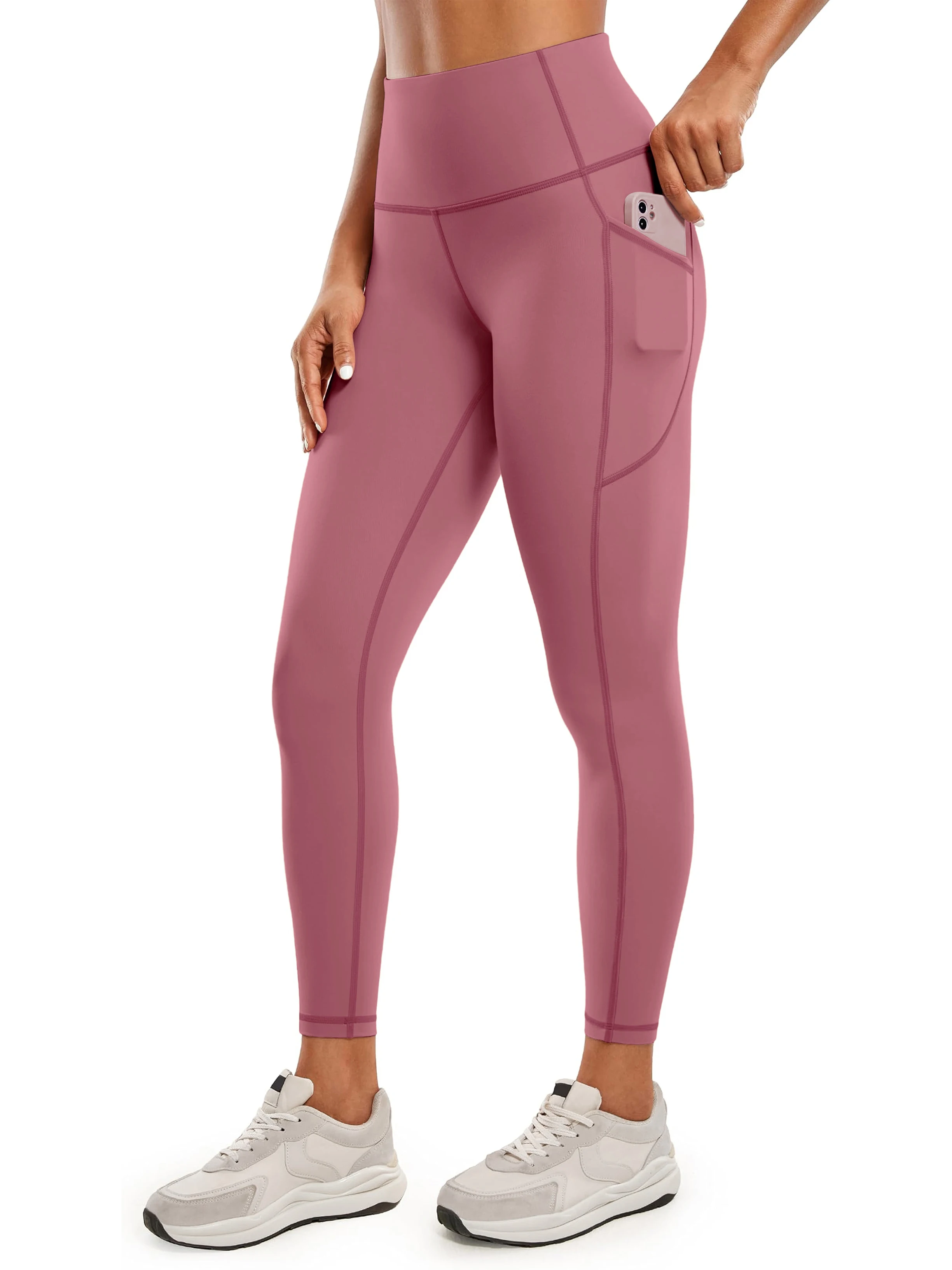 Pantalon élastique taille haute pour femme, pantalon de course respirant, pantalon de sport à fond 9 points, séchage rapide