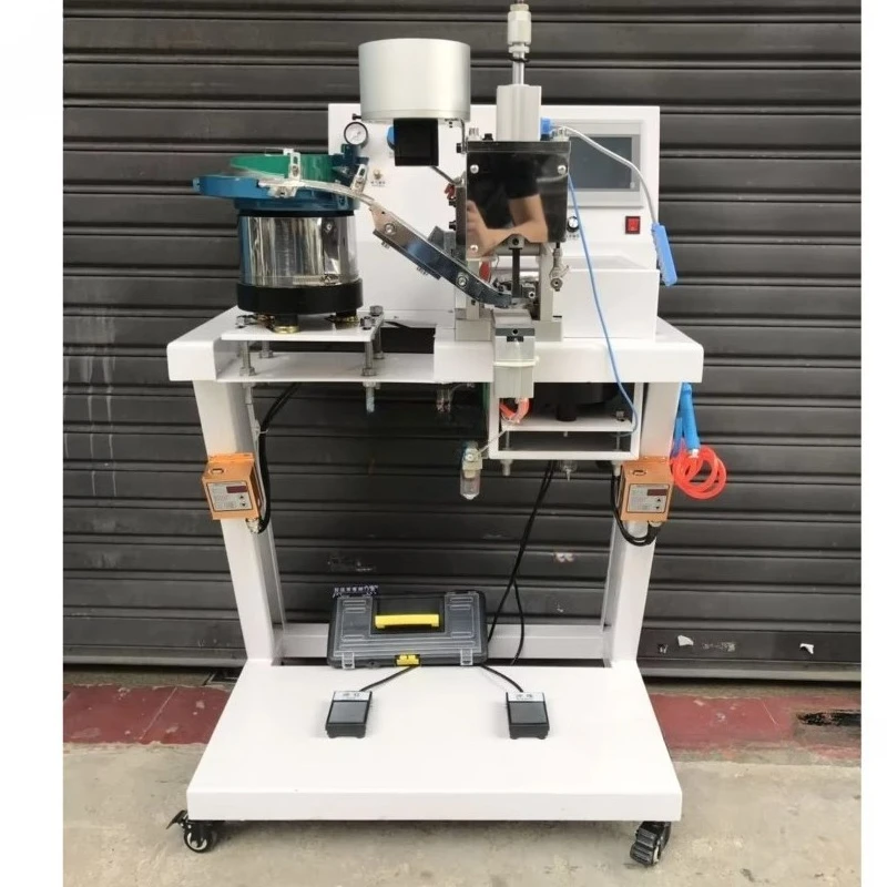Automatic Beading Attaching Machine Single Double Heads Pearl Setting Bead Machines for Apparel for Clothes