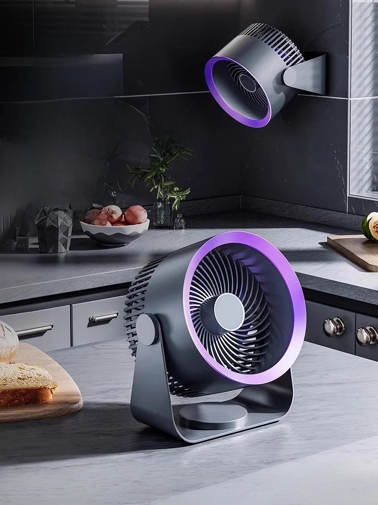

Desktop Batoom Quiet Fan No-Punching Kitchen Special Use Wall-Mounted Fan Home Use Toilet Air Conditioner Fan