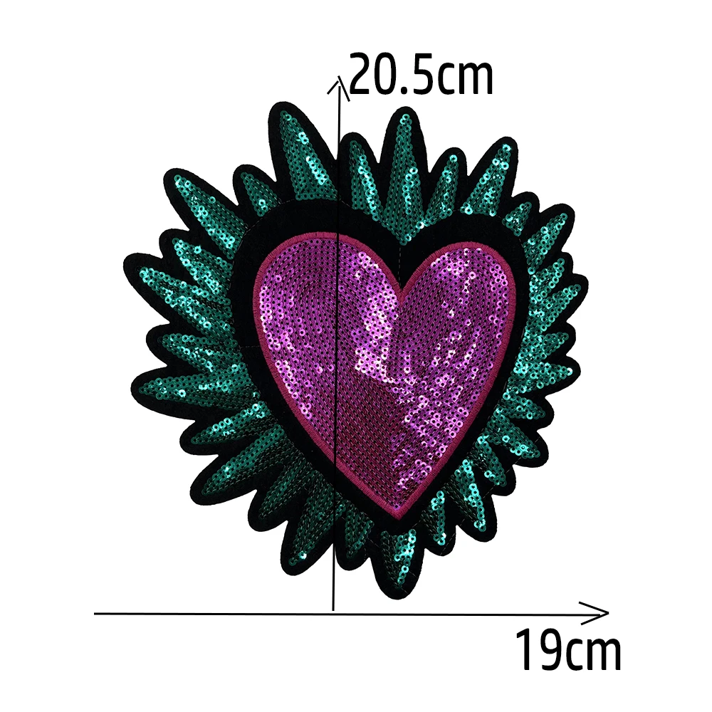 Hurtownia Naszywki Naszywki Cekiny Oko miłość serce Naszywka do haftu Materiały do szycia Akcesoria odzieżowe Naszywki do naprasowania