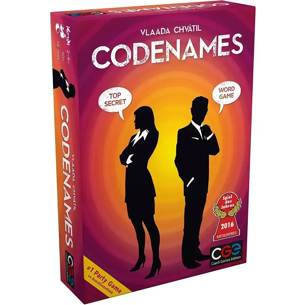 Czech Games Codenames Duet The Two Player Word Deduction Card Game Deep Undercover 2.0 Pictures Standard