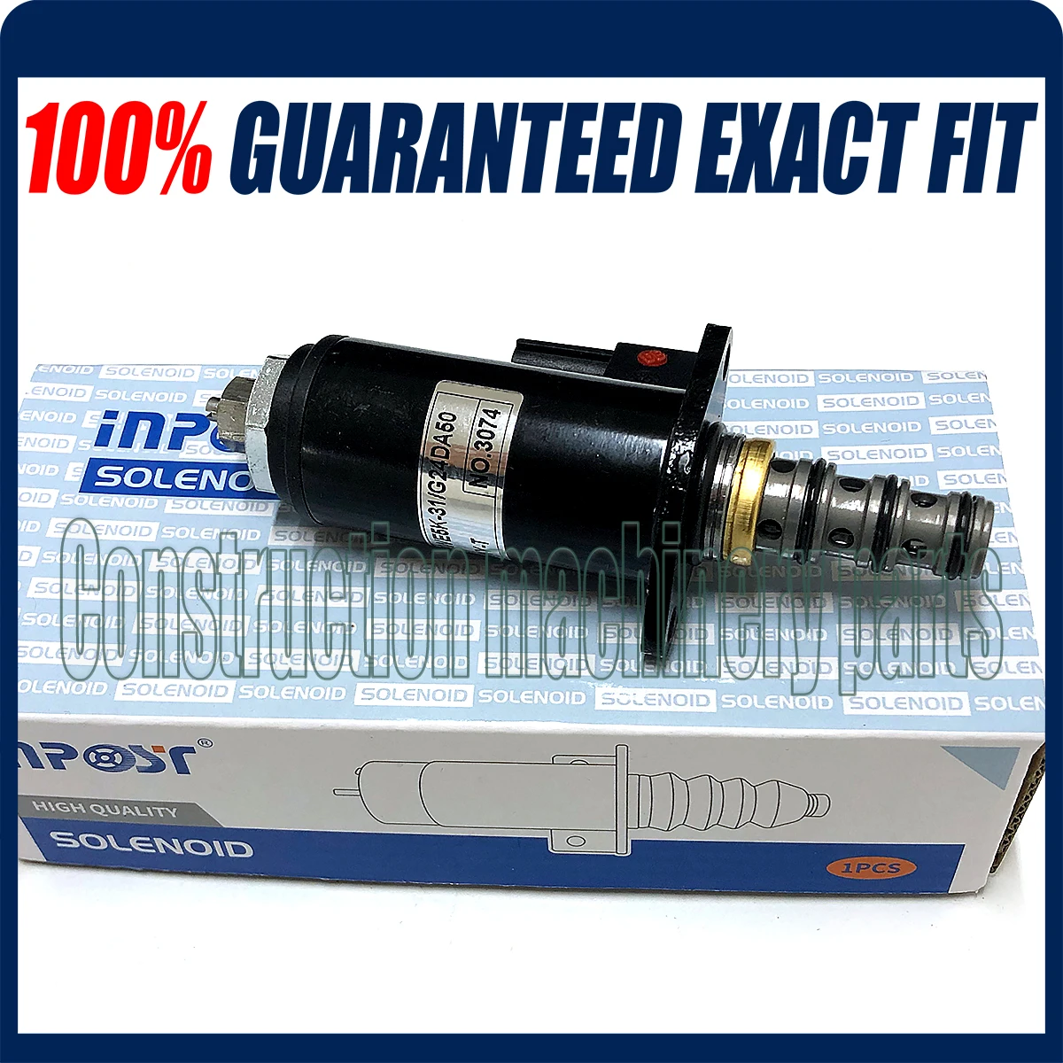 KWE5K-31/G24DA50-KY-T 24V YN35V00013F1 KWE5K-31/G24DA50 Solenoid Valve for Kobelco SK200-8 SK200-6E SK250-6E