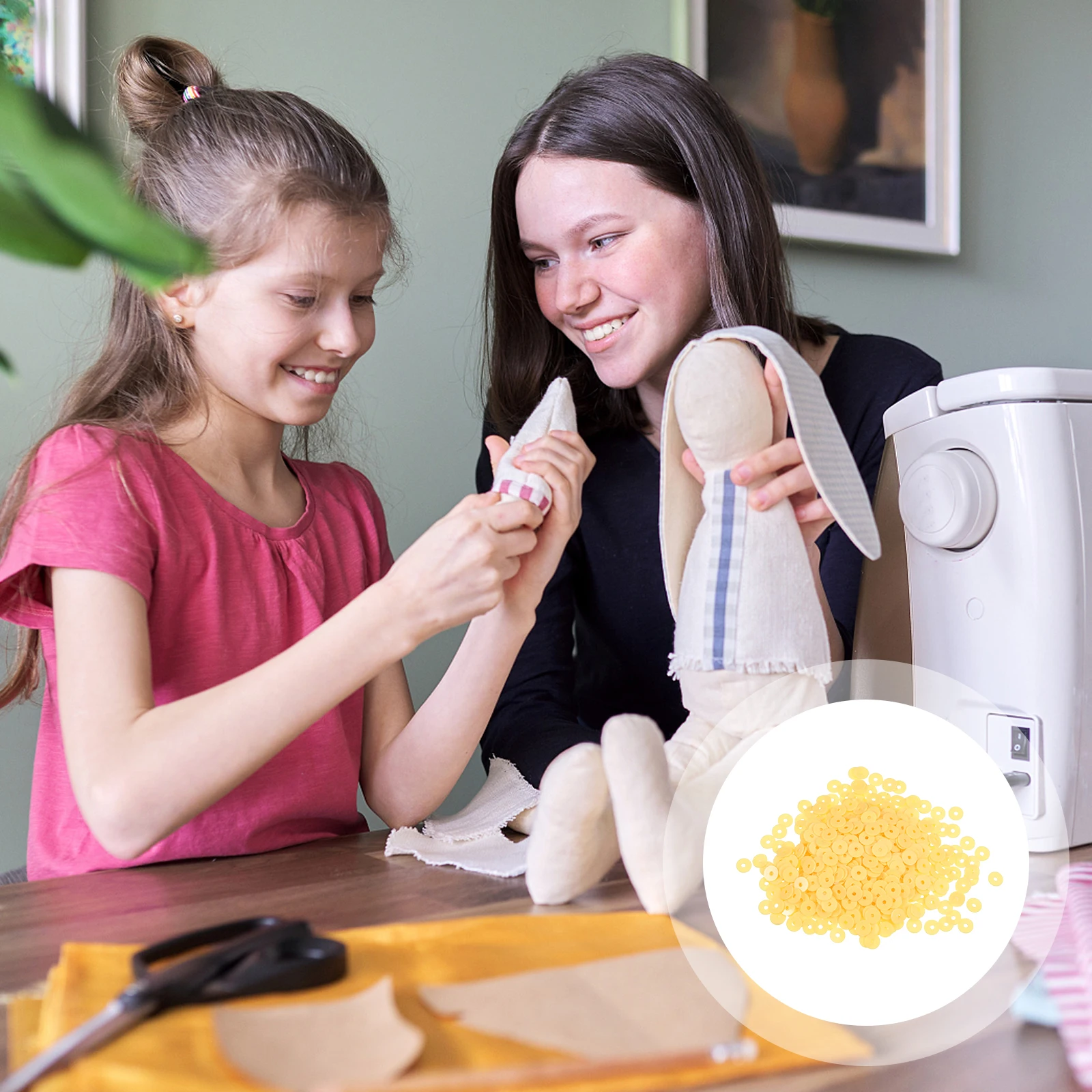 Рисунок 2 - цветные блестки 4 мм круглые бусины