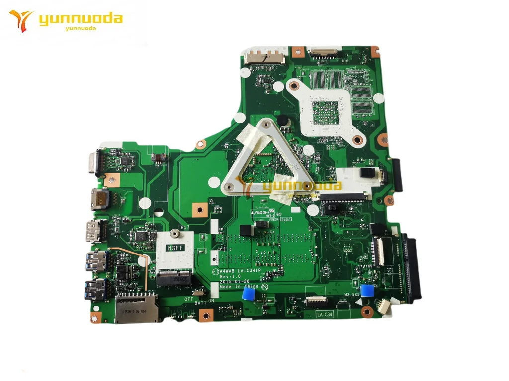 A4WAB LA-C341P For Acer Aspire E5-473 E5-473G Laptop motherboard With i3 i5 CPU  UMA DDR3L NBMXR11003 NB.MXR11.003 100% working