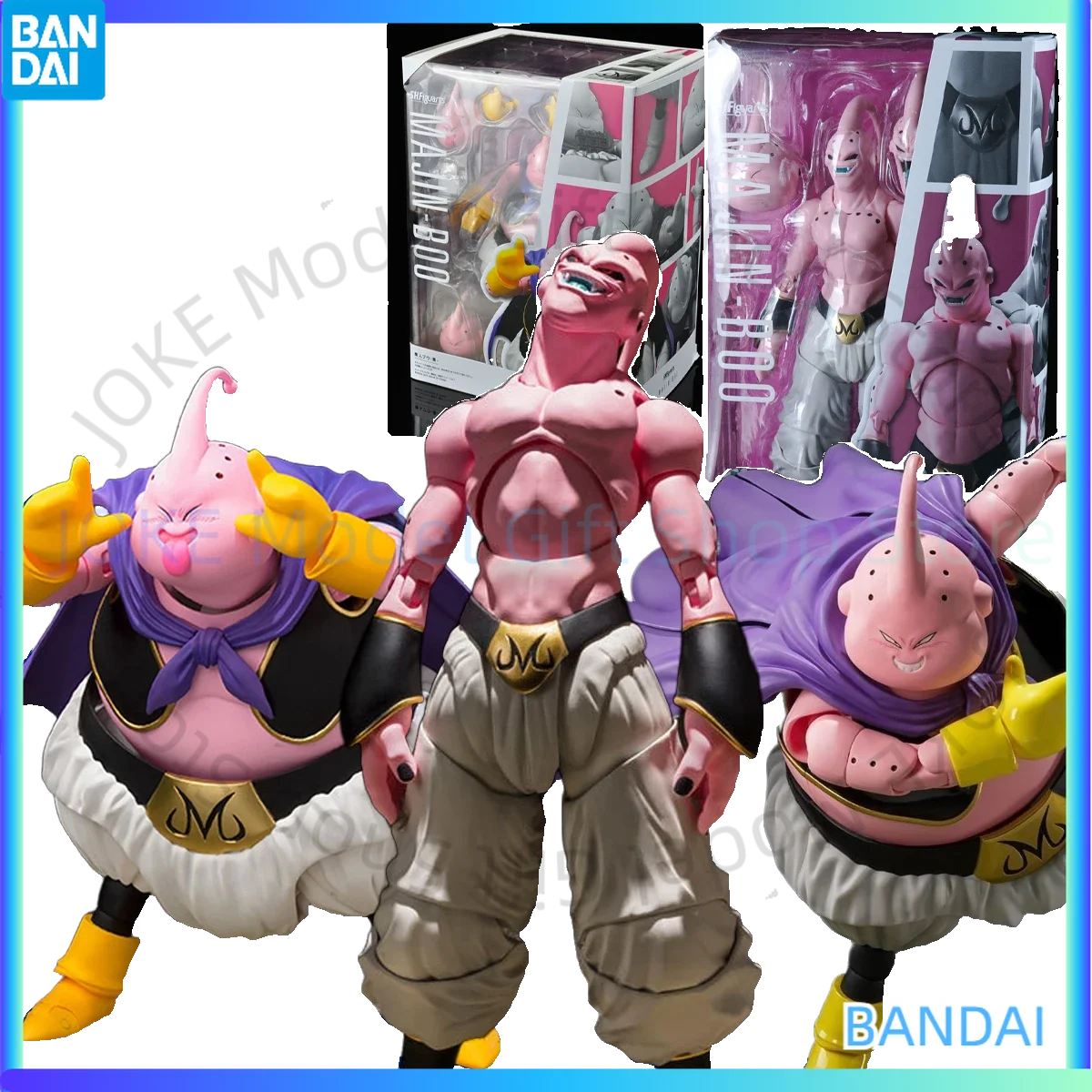 

В наличии Bandai Original SHF Dragon Ball Series Magician Bu Ou Shan Limited Edition Limited Edition Аниме Фигурка Модель