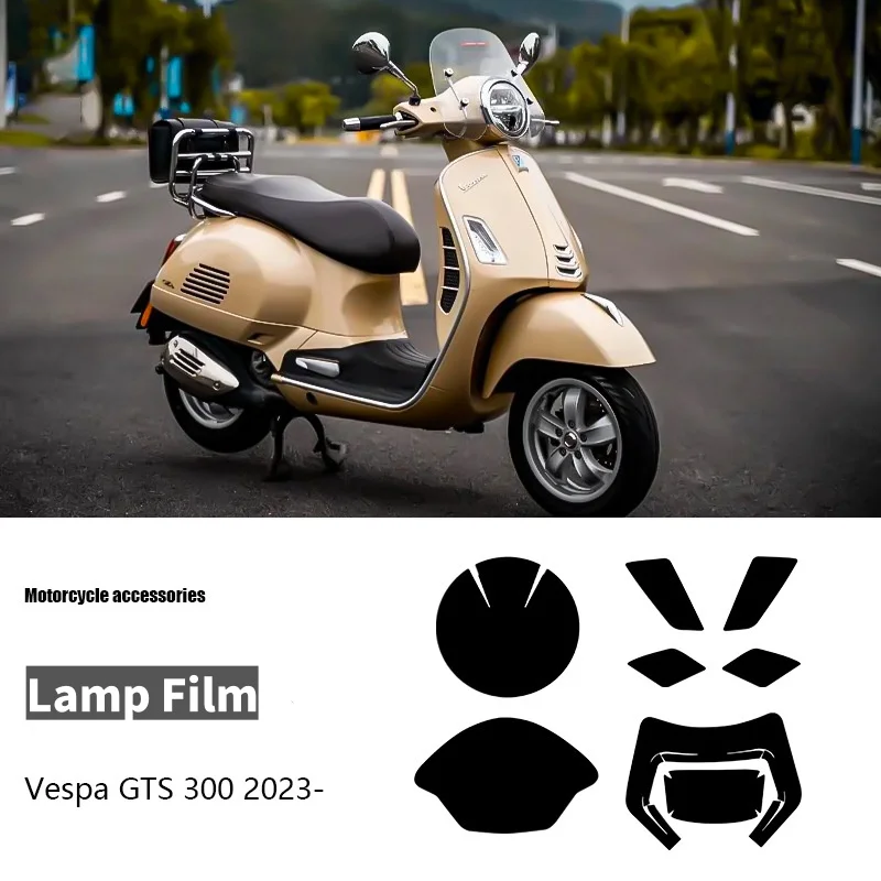 For VESPA GTS300 gts300 GTS 300 2023 2024 Motorcycle Meter Headlight Taillight Fog Lamp Turn Signal Light TPU Protection Film