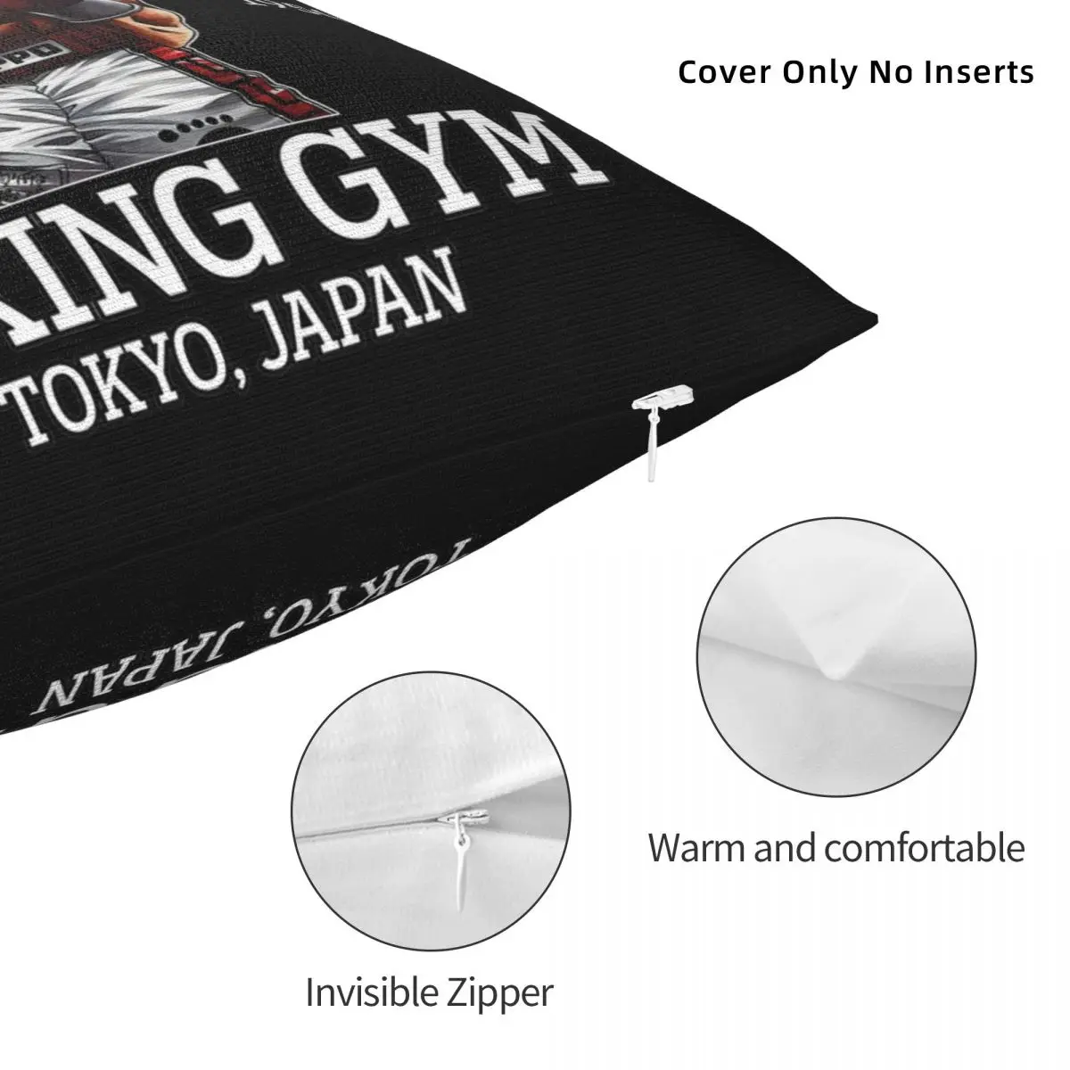 Kamogawa boxe palestra Hajime No Ippo federa stampata fodera per cuscino Decor Anime federa per cuscino Home Dropshipping 45x45cm