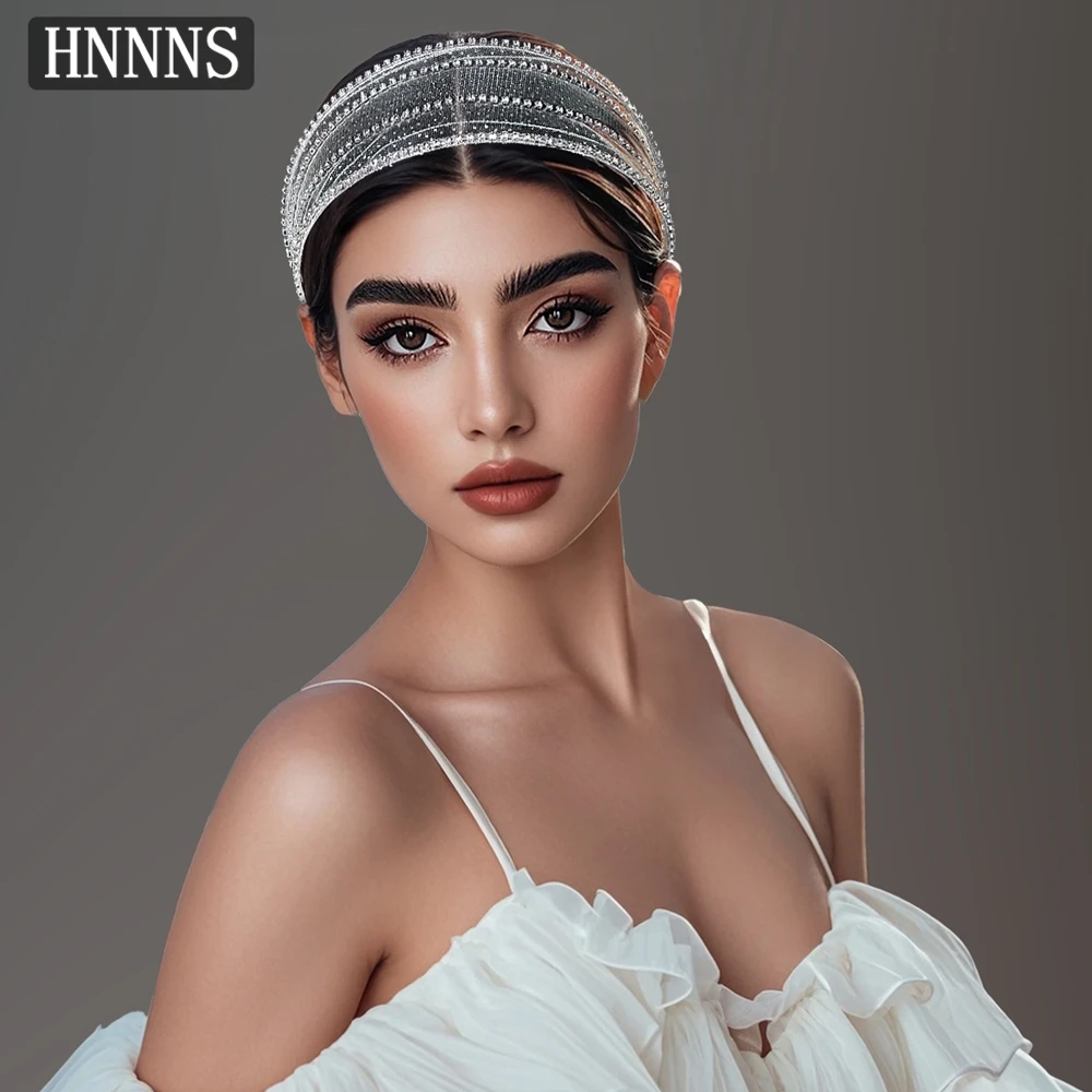 

TOPQUEEN Handmade Elegant Lace Rhinestone Bridal Headbands For Daily Dates Dinners And Women's Hair Accessories YXA02