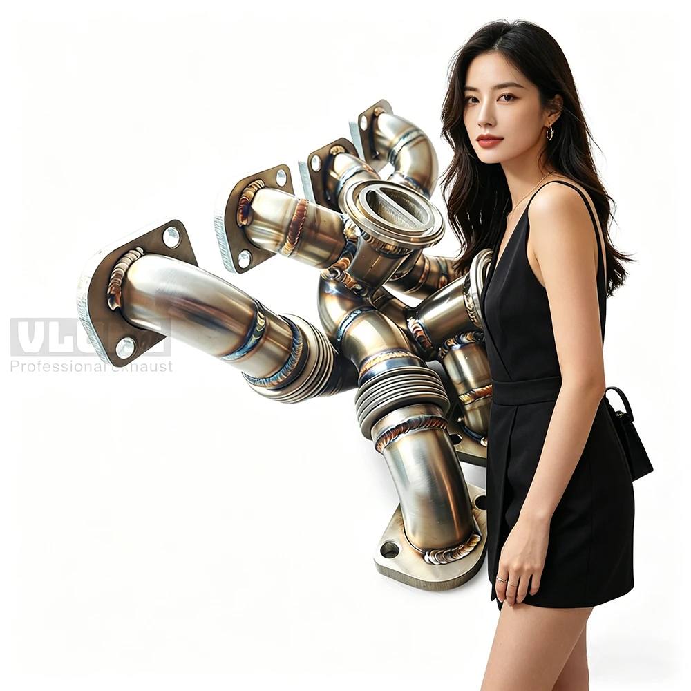 

Turbo exhaust manifold for BMW M5 F90 S63 X5M X6M V8 4.4T 2018-2023 high horsepower essential stainless steel exhaust manifold