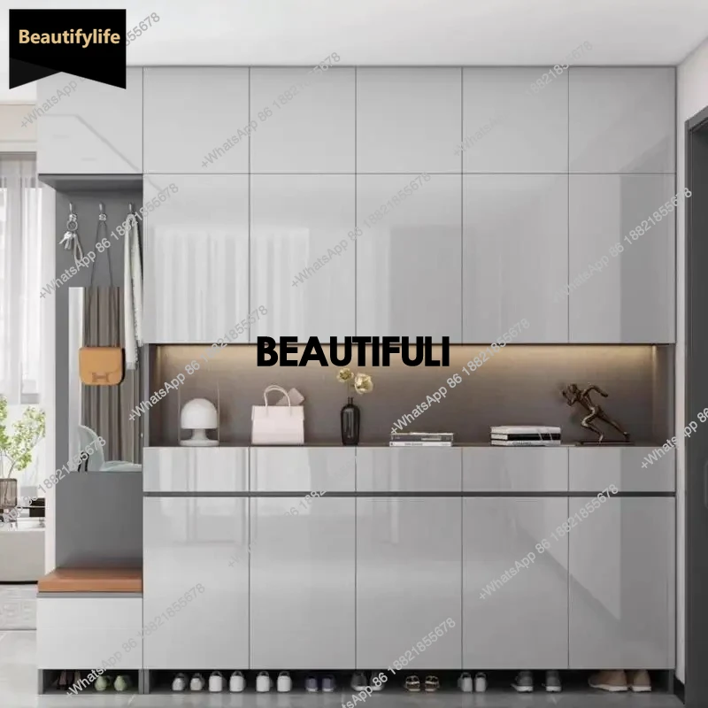 D80 Entryway White Shoe Cabinet Storage Luxury Beutiful Spa…