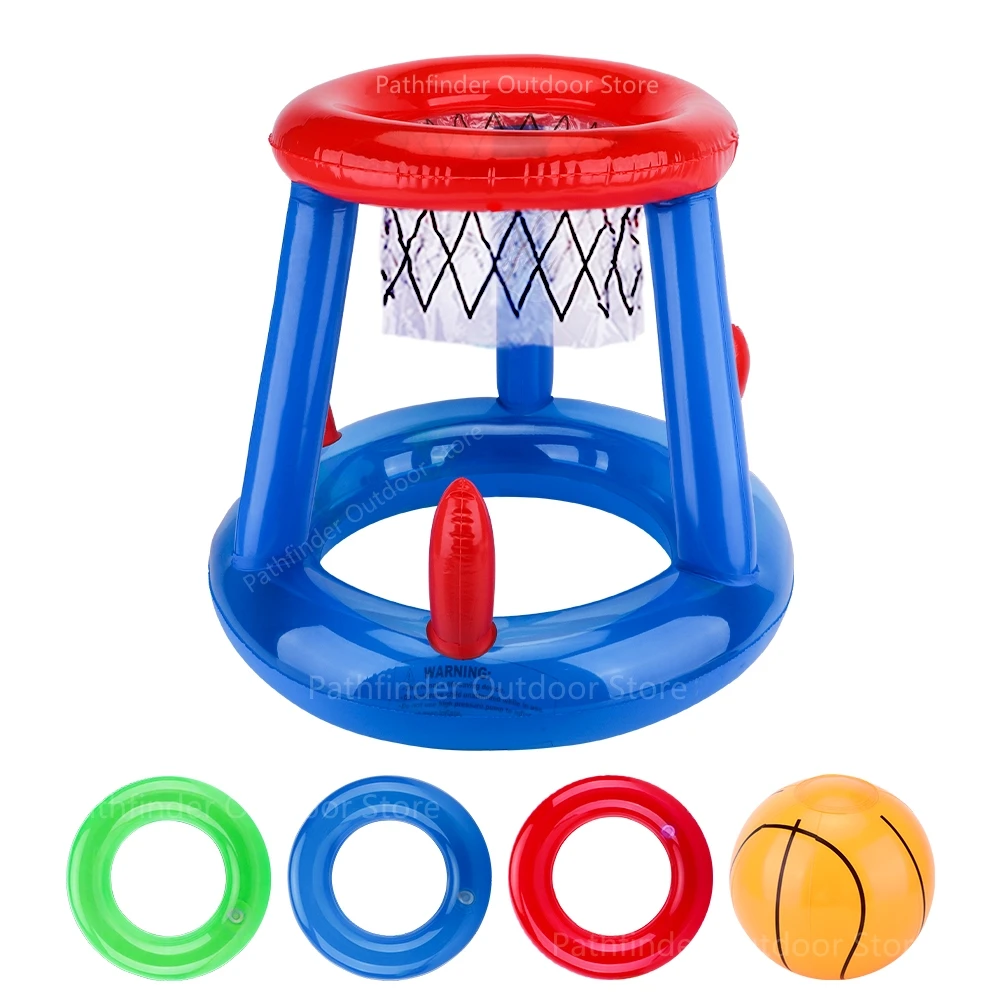 Water Inflatable Basketball Rack Children's Adult Outdoor Swimming Pool Inflatable Game Hoop Water Beach Toy