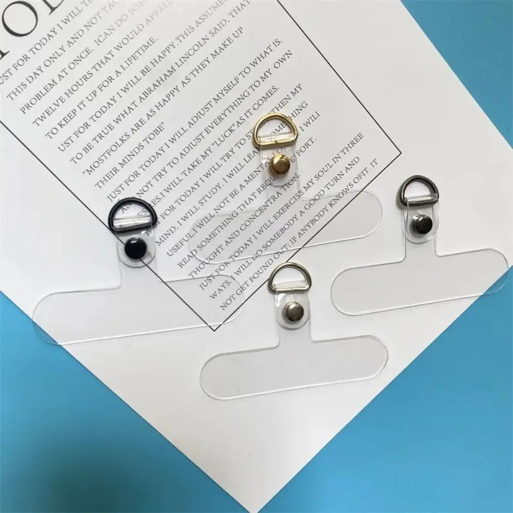 

10 шт. новый нейлоновый зажим для ремешка для телефона, гибкие прозрачные нашивки, зажим для шнура, съемный прозрачный подвесной ремешок