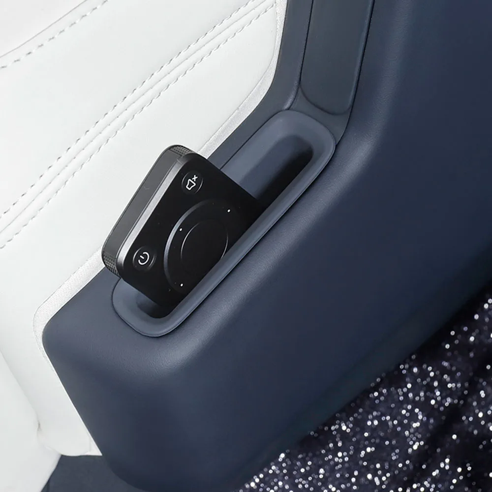 

2 Pcs Second Row Seat Seam Storage Box For ZEEKR 9X 2025 2026 Car Modification Accessories Original Color Silicone Storage Box