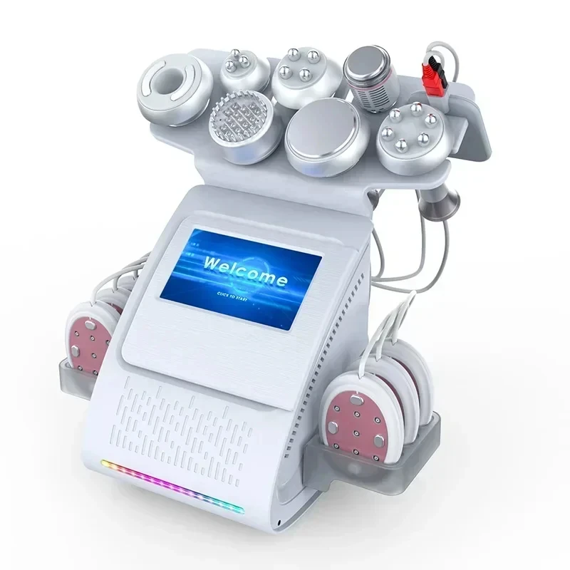 Le dernier aspirateur à cavitation ultrasonique, laser RF + EMS, perte de poids, UNIS issement musculaire, 9 en 1, 80K, 2024