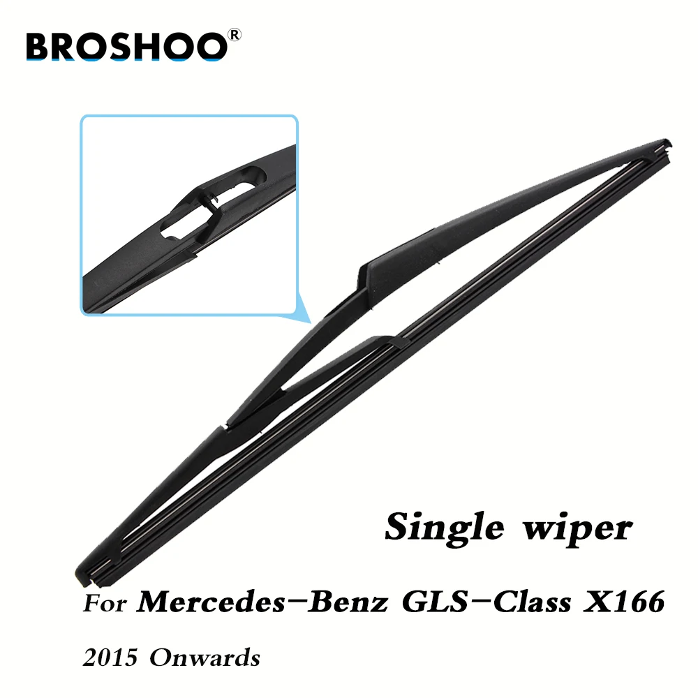 BROSHOO Car Rear Wiper Blades Back Windscreen Wiper Arm For Mercedes-Benz GLS-Class X166 Hatchback (2015-) 305mm Auto Styling