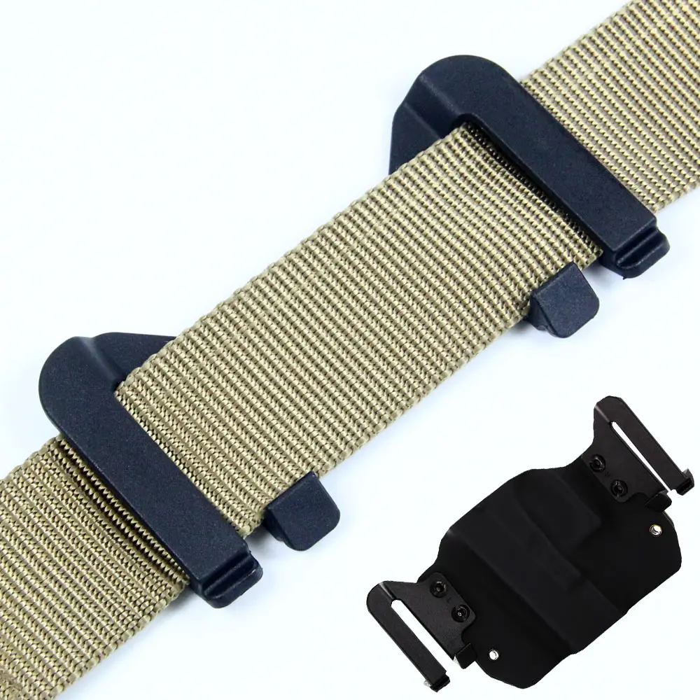 Imagem -06 - Correia Ajustável Loop Velocidade Clips para Kydex Couro Coldre Híbrido com Hardware Otw