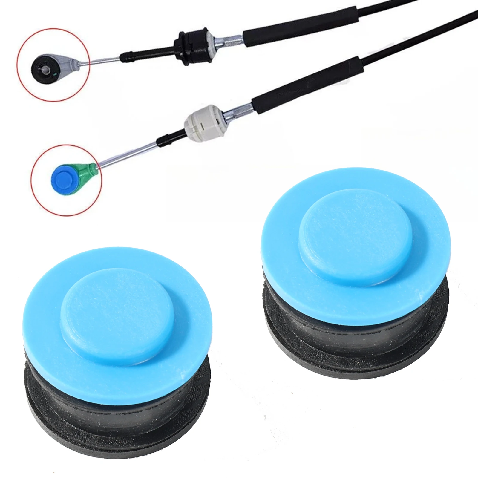 

For Ford C-Max Focus Gear Shifting Cable End Connector 2X Repair Kit Gearbox Linkage Bushing 1332491