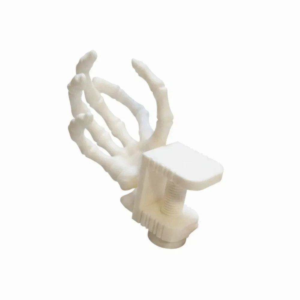 Clamping Skeleton Cup Holder Sturdy Creative Desk Edge Clamp Durable Removable 3D Printed Mug Stand Workspace Accent
