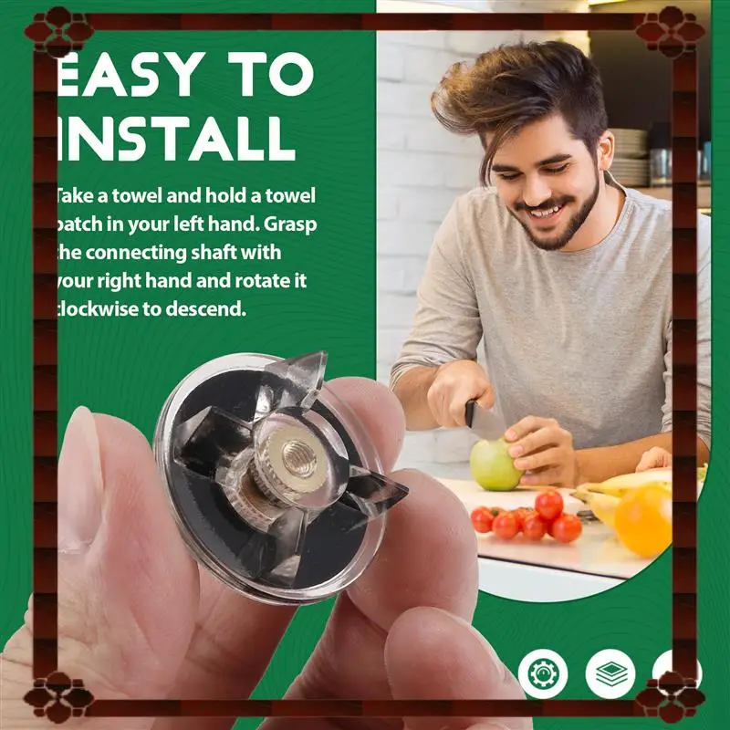 24-Hour Delivery Blender Base Gear & Blade Gear Replacement Parts For Magic 250W Blender Juicer Parts Accessories