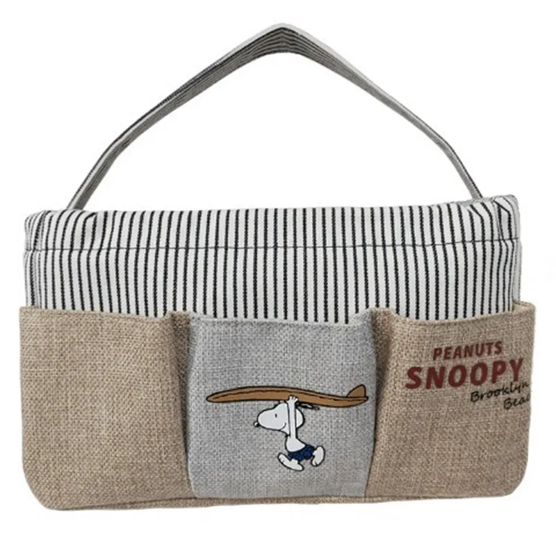 Lunchbox Tasche Desktop Aufbewahrungsbox Tasche Neue Cartoon Niedliche Snoopy Handtasche