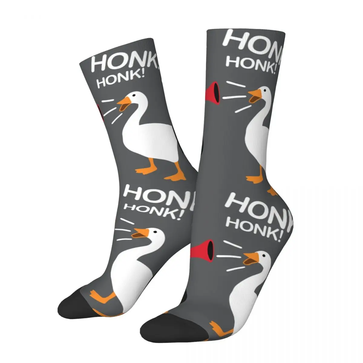 

Honk Honk Crazy Men's Socks Noot Pingu Pinga Penguin TV Unisex Harajuku Pattern Printed Happy Novelty Crew Sock Boys Gift