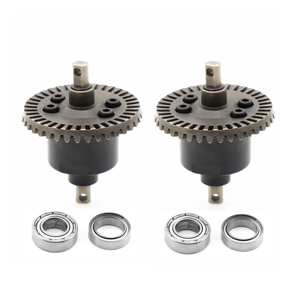 Diferencial dianteiro e traseiro com rolamento para Traxxas Slash 4x4 VXL Stampede Rustler Remo HQ727 1/10 RC Car Upgrade Parts