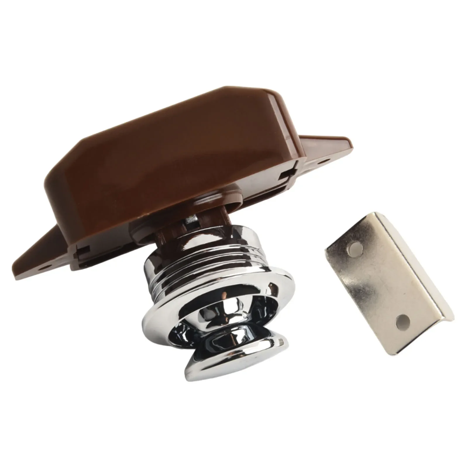 RV Lock Catch Button Lock Door Locks Push Shaking Boat Yacht Cabinet Camper Catch Cupboard All Kinds Of Furniture