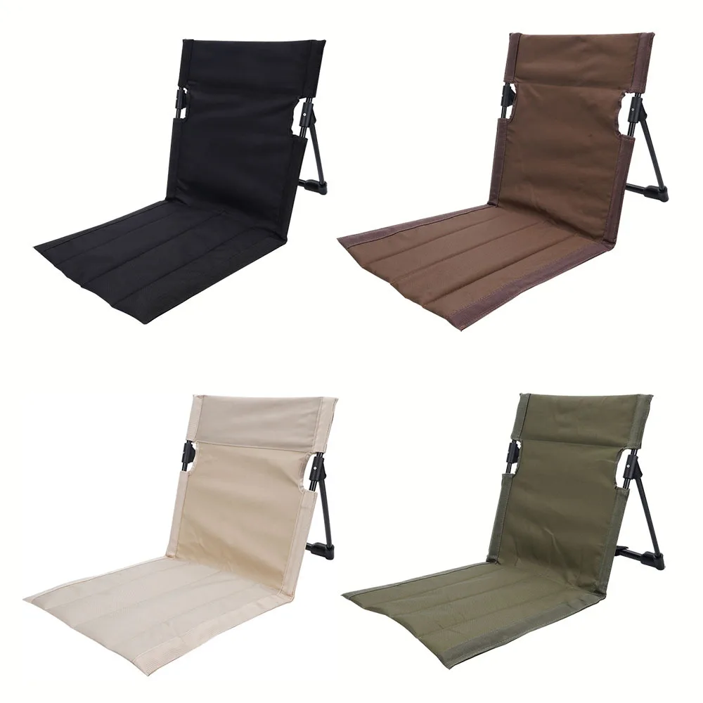 Outdoor Folding Chair Cushion Patio Cushion Creative Folding Portable Chair Camping Lawn Chair Camping Ground Cushion Chair Gift