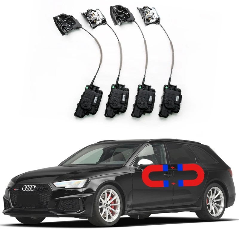 For Audi RS4 Electric suction door Automobile refitted automatic locks accessories door Soft Close auto Power tools