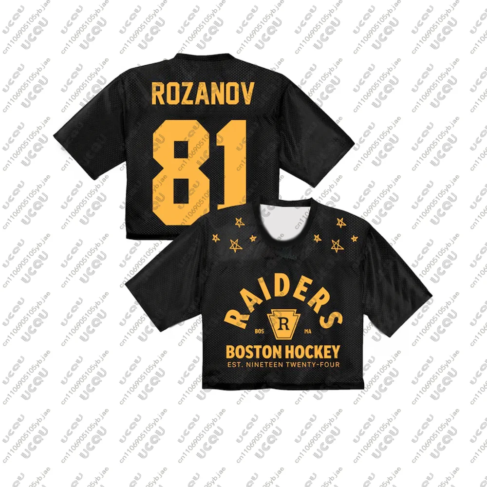 

Girls Crop Top Rozanov Hollander Hockey Jersey Hudson Williams Connor Storrie T Shirt Ilya Shane 81 Rivalries Ilya Tee Moto