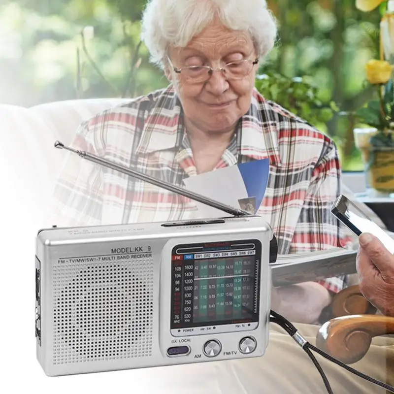 Portable Radio AM FM Radio With Loud Speaker Retro Good Signal Electronics Device For Good Signal And Clear Sound For Home