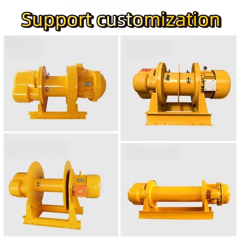 

Heavy - Duty Winch 1/2/3/5 Ton - 380V Electric Traction Hoist for Construction Sites & Marine Lifting