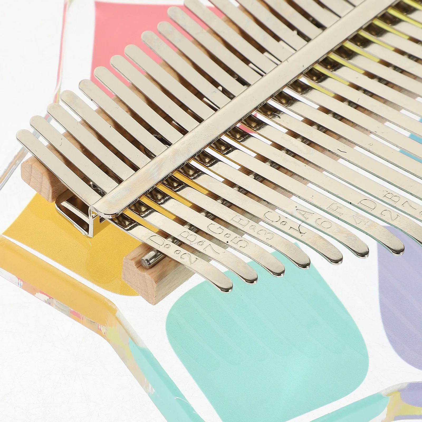 

1Set Thumb Piano Kalimba Acrylic 21-Tone Finger Piano Mini Small Music Instrument Kit for Beginners Portable Practice