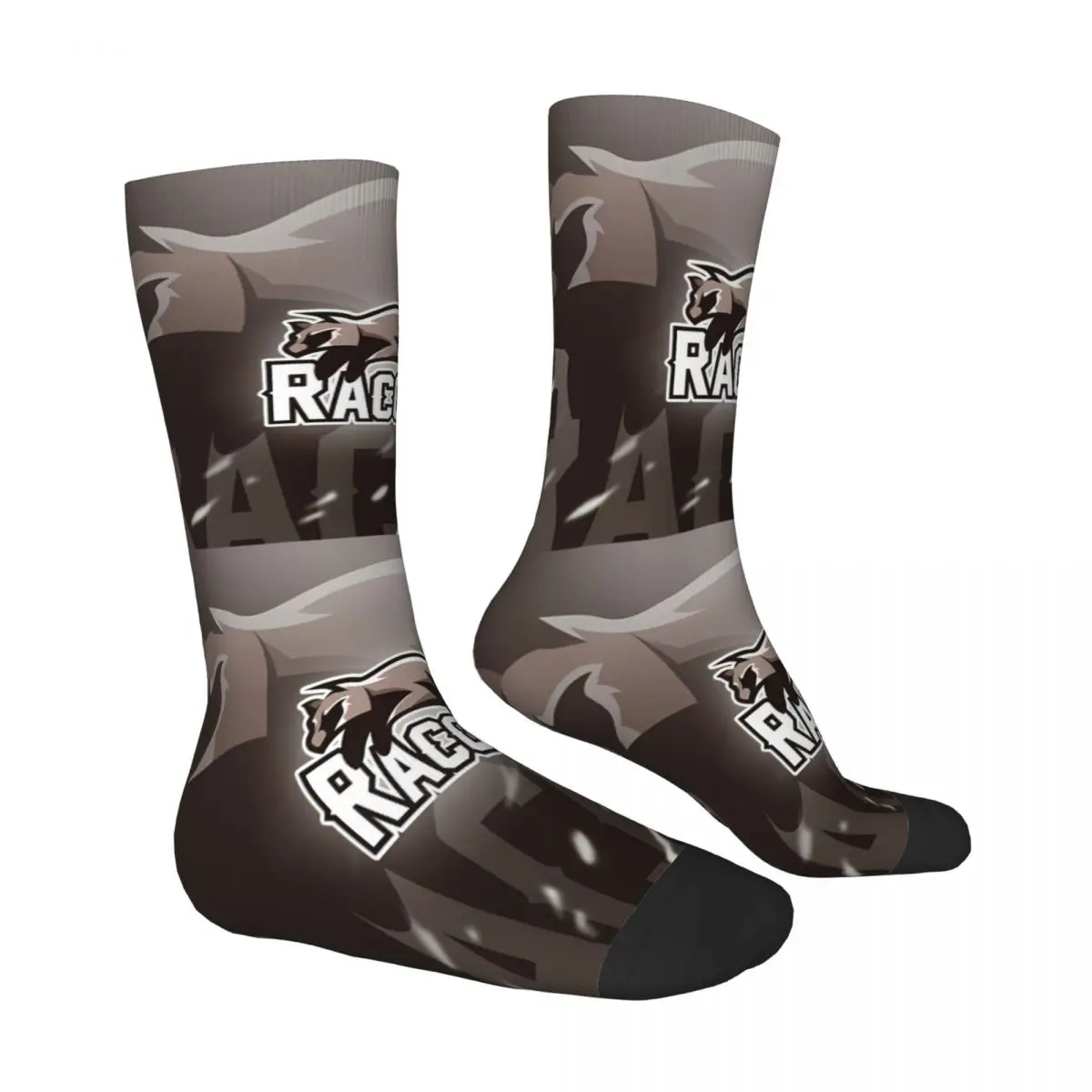 Raccoon Sock Printed Man Polyester