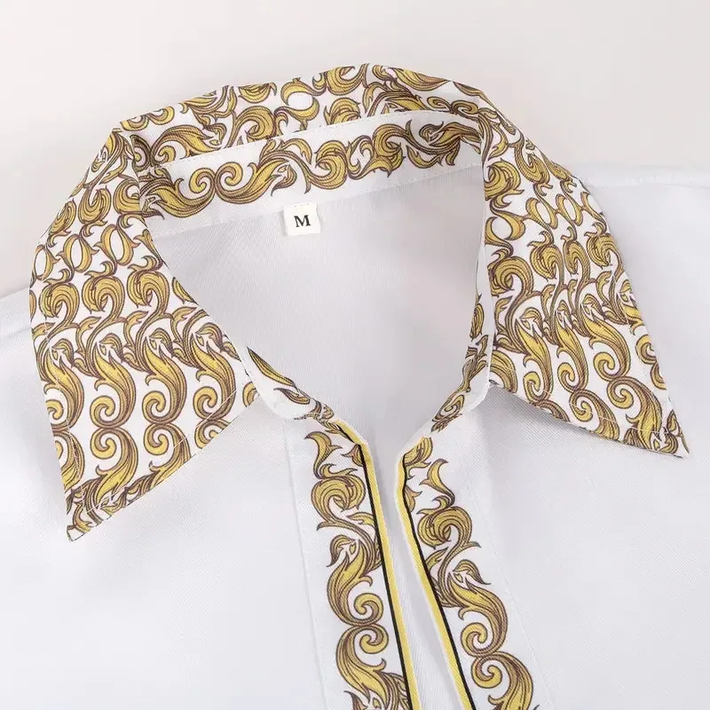 Sky02 هاواي قمصان حريرية فاخرة للرجال الصلبة سليم صالح الذكور البلوزات قمم قصيرة الأكمام الصيف عارضة الأزهار قميص الشاطئ two88Li