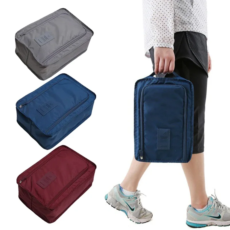 1PCs portable shoe bags travel holds multifunction waterproof folding storage high capacity shoe pouch organizer