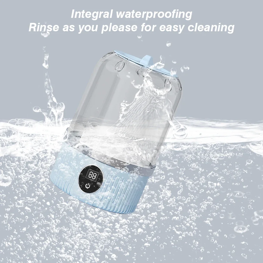 Перезаряжаемая мини-стиральная машина, портативная стиральная машина для нижнего белья, автоматическая чашка для стирки для путешествий, дома, общежития, небольшая экономия места